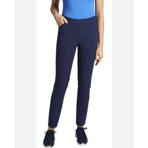 Peter Millar Navy Slim Ankle Pants Size 6 • Stretch Comfort Travel, GOLF